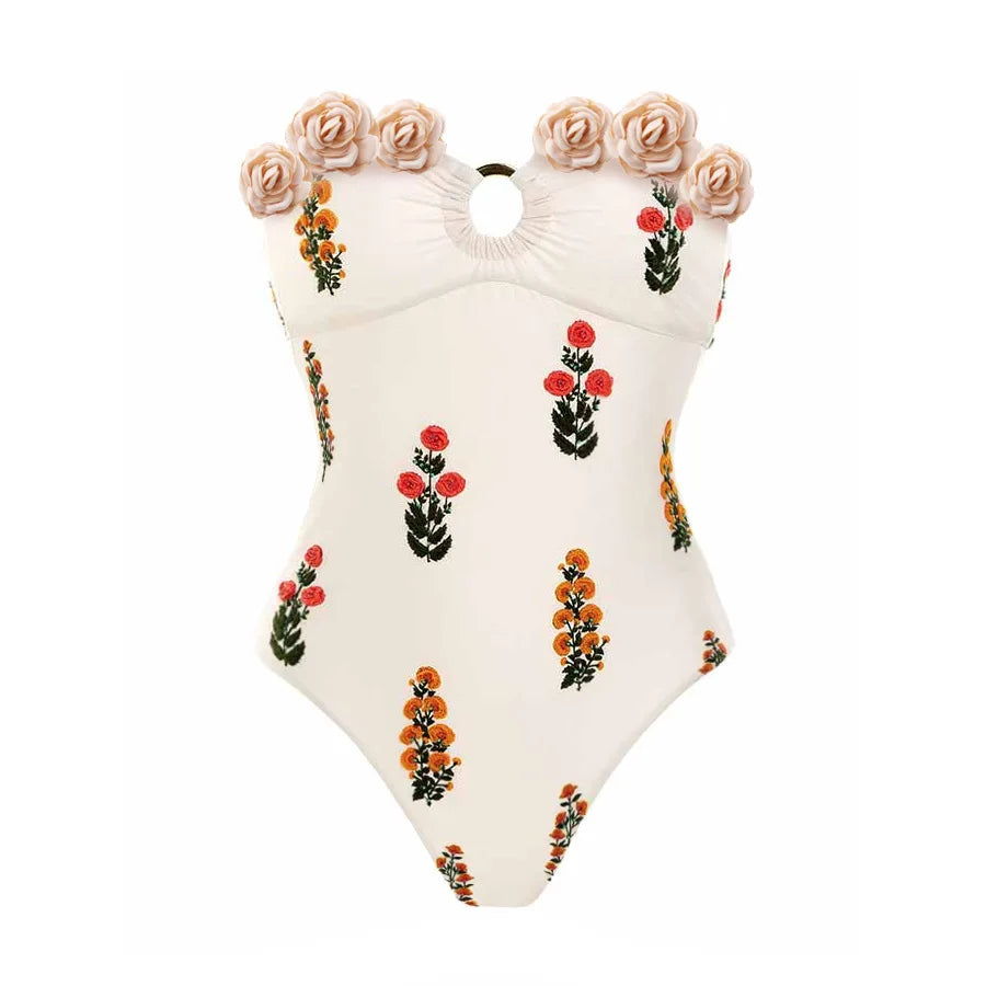 Midnight Goddess Swimwear With Sheer Cover Up