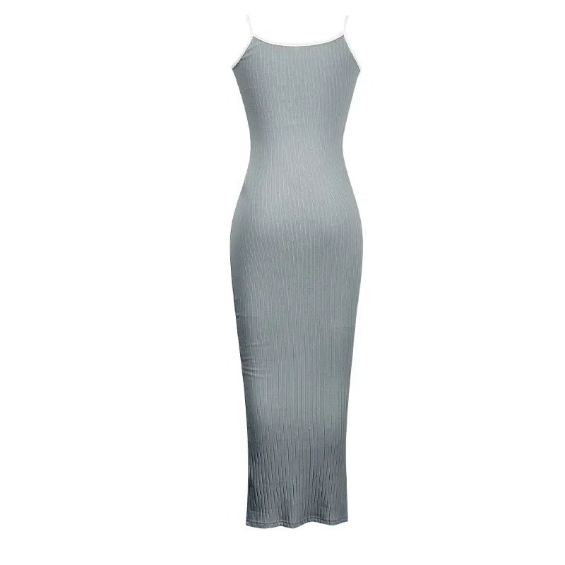 Backless Bodycon Maxi Dress
