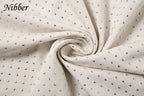Diamond Pasted Mini Dress Strapless Deep Vneck