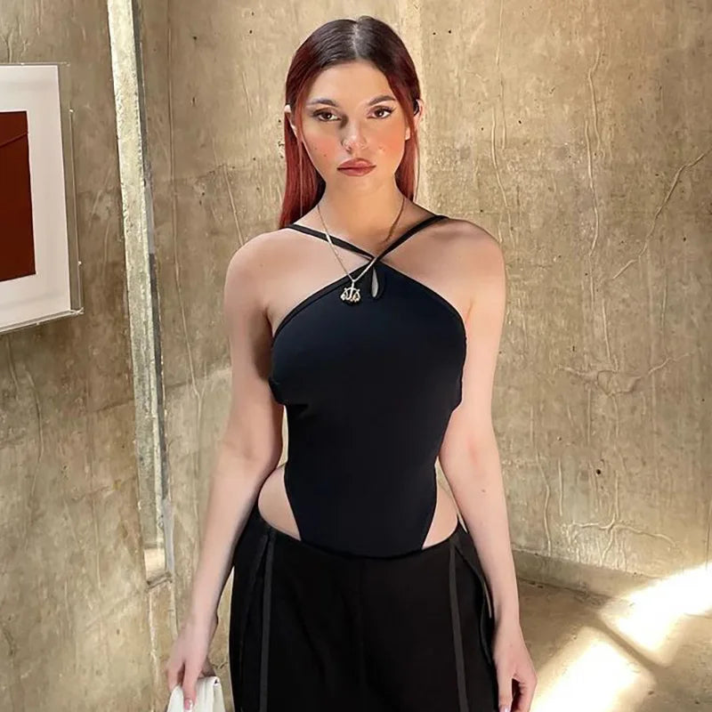 Elegant Halter Jumpsuit With Straps