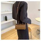 Elegant Womens Shoulder Crossbody With Pillow Accent Pu Leather Luxury Handbag