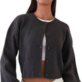 Cozy Loose Cardigan For Women With Open Stitch Knitwear