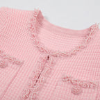 Beaded Knit A Line Dress