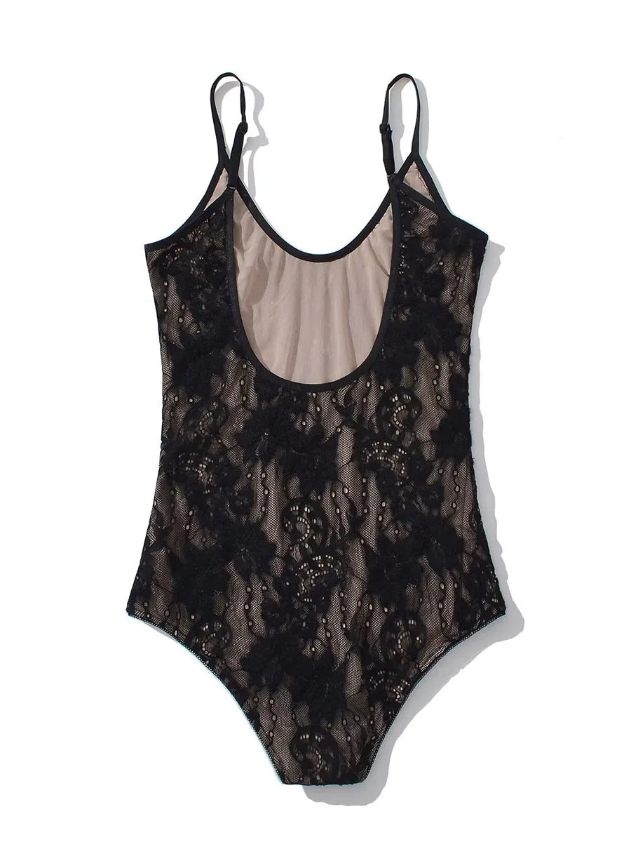 Lace Top With Built In Camisole Vest Backless