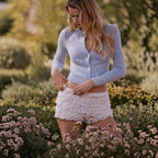 Effortless Embroidered Cardigan For Women