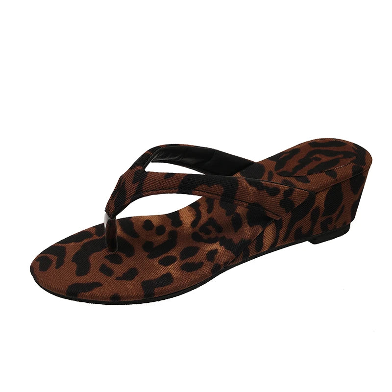 Elevated Water Resistant Flip Flops For Women Soft Sole Casual Slippers