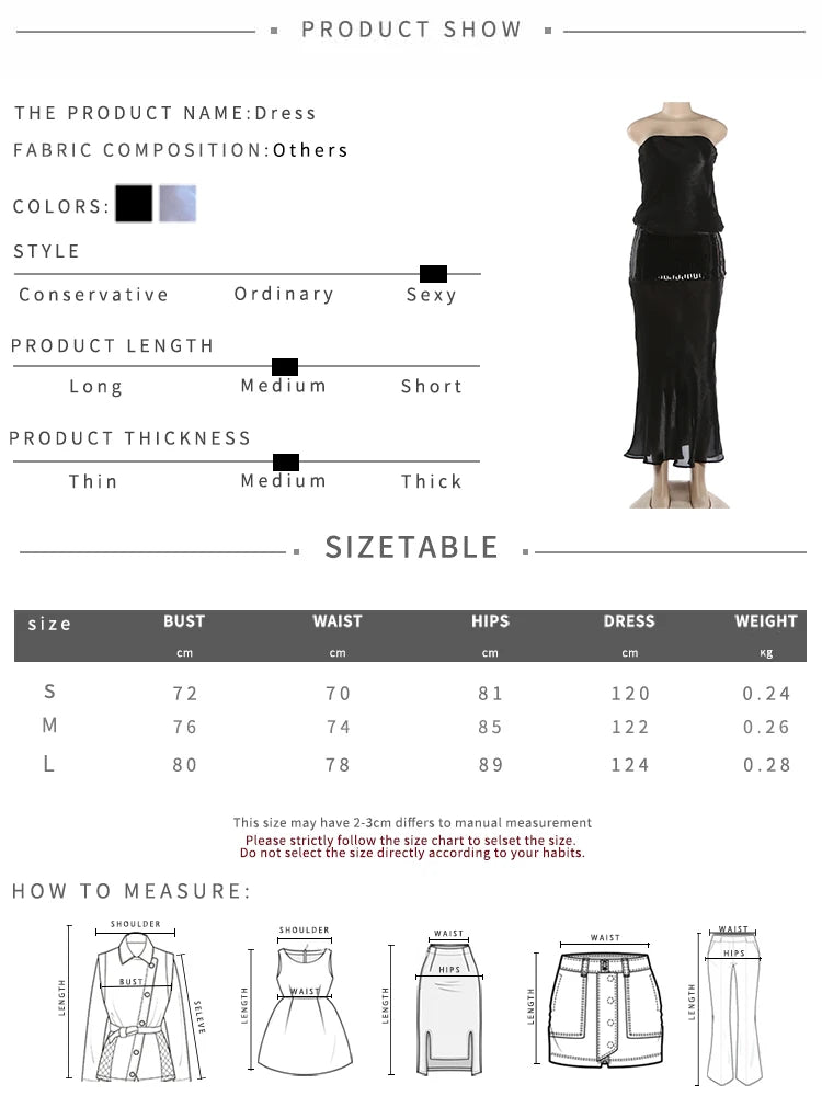 Midnight Peach Sequin Patchwork Maxi Dress Strapless