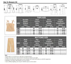 Cotton Two Piece Set For Women With Vest And Ankle Length Trousers