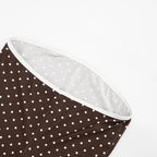 Polka Dot Strapless Playsuit For Women Backless Slim Fit Romper