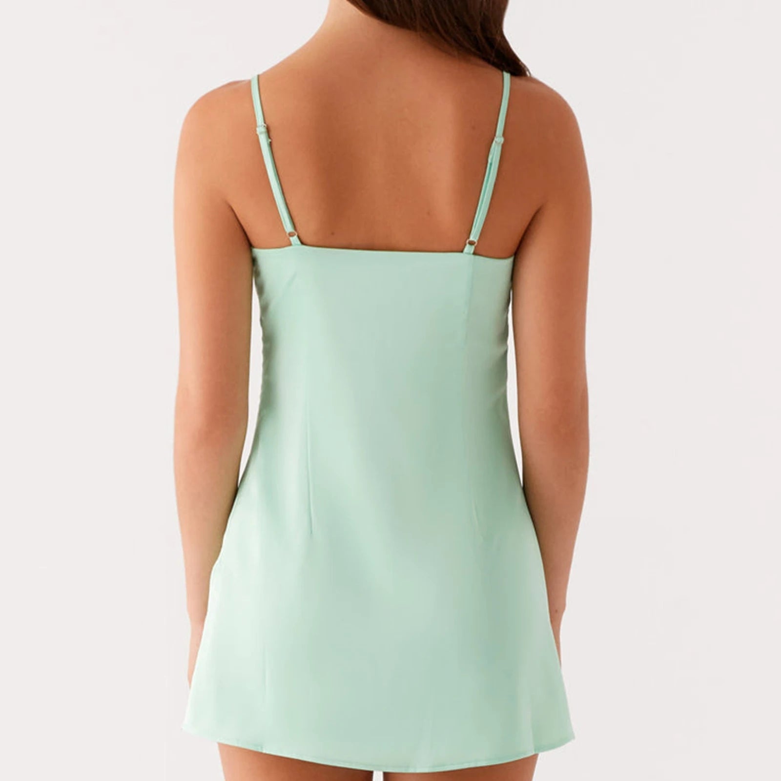 Sequin Patchwork Mini Dress With Slim Silhouette Backless High Waist