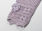 Sunlit Hollow Knit Top Elegant Long Sleeve Jumper Lightweight Sweater