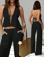 Halter Backless Sleeveless Outfit