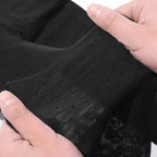 Gothic Leopard Sheer Stockings With Transparent Finish Seamless Pantyhose Edge