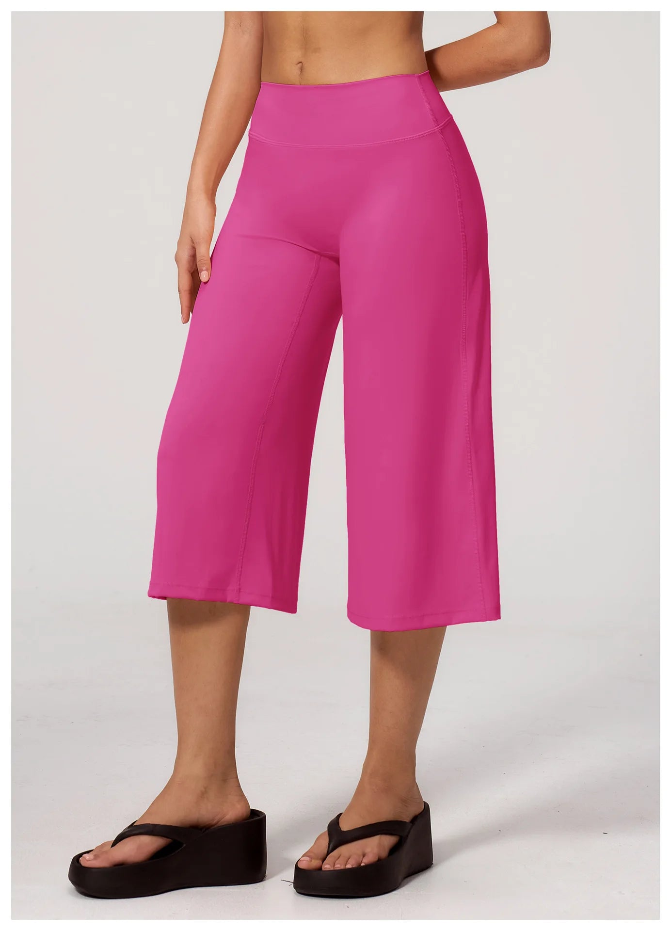 High Waist Wide Leg Yoga Pants For All Day Comfort