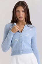 Effortless Embroidered Cardigan For Women