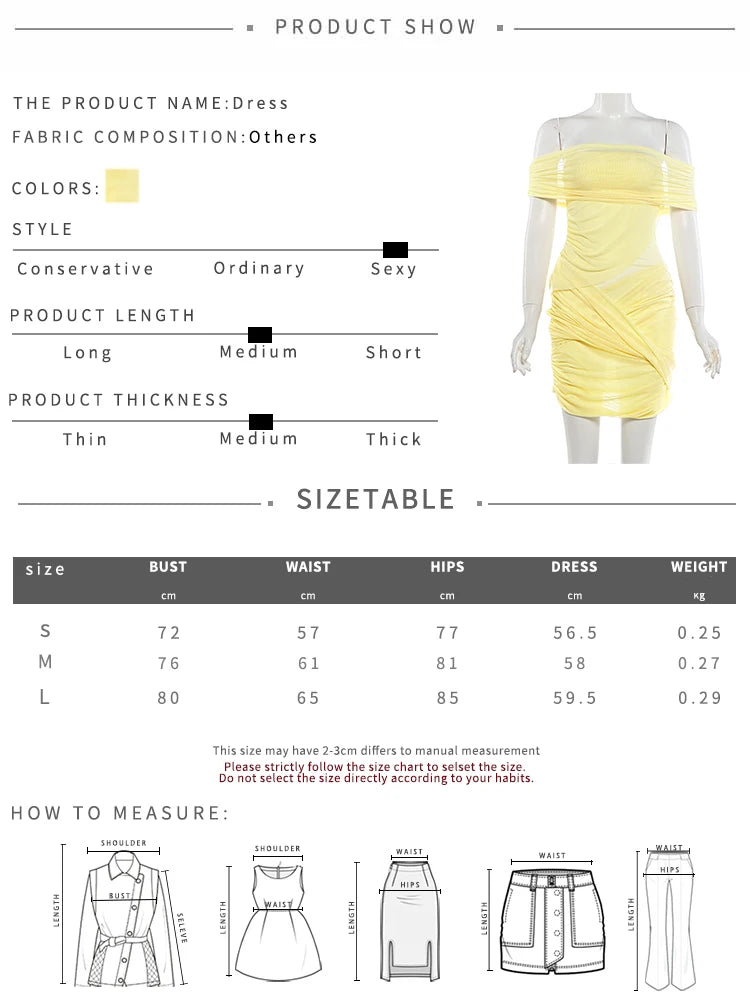 Sexy Patchwork Mesh Mini Dress