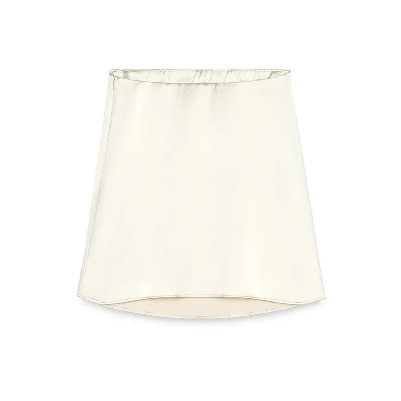 Chic Two Piece Set With Backless Tube Top And Wide Leg Pants