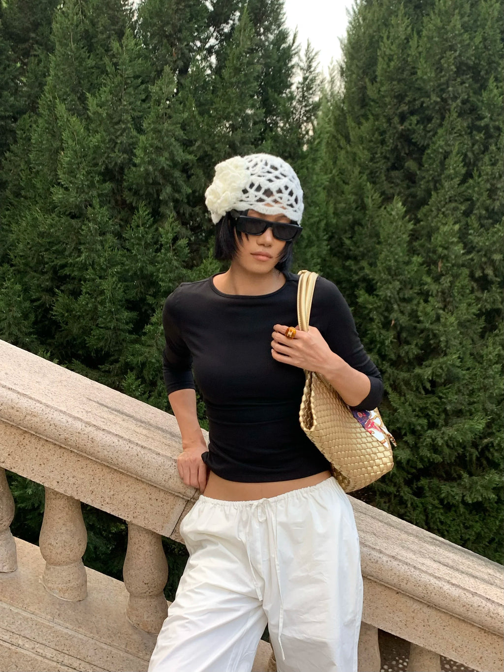 Long-Sleeve Slim-Fit Top With Multicolor High Elastic Base