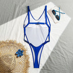 Alluring Micro Backless Monokini Swimsuit For Beachside Glam And High Cut Silhouette