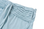 Simple Fashion Ssleeveless Satin Tube Top Strap Low Waist Short Dress