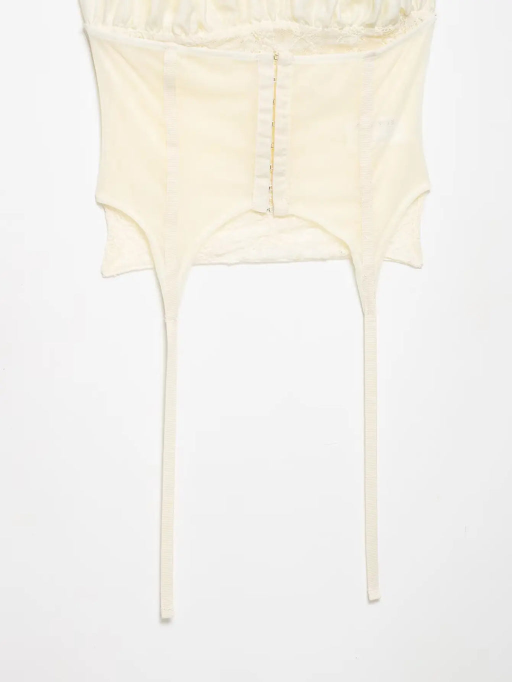 Female Slim Fit Square Neck Puff Sleeve Lace Ruched Corset Waist Short Blouse