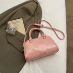Minimalist PU Leather Crossbody With Pocket Design For Women Mini Square Shoulder Style