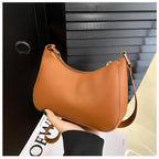 Solid Color Square Handbag Minimalist Crossbody Underarm Bag