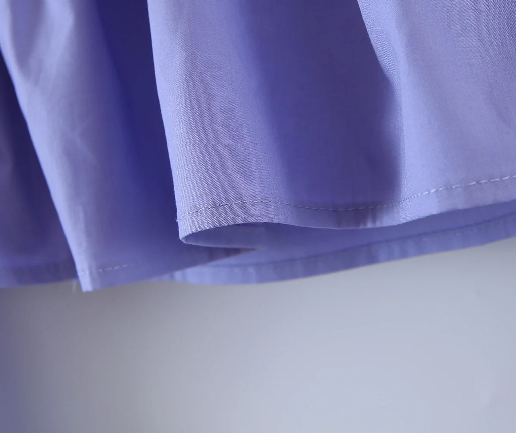 Soft Ruffle Blouse With Long Sleeves