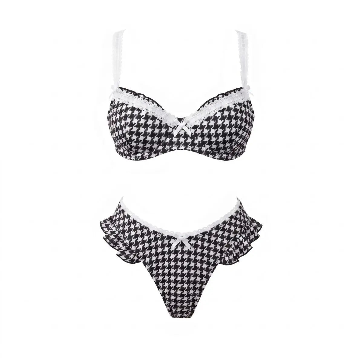 Patchwork Push Up Bikini Set Three Piece Beachwear