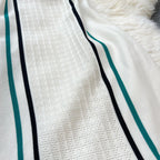 Knit Mini Dress With Ruffles