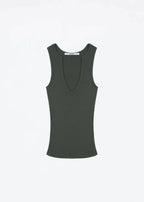 Lace Up Halter Tank And Suspender Long-sleeves Open Back Design For Chic Vibe