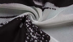 Printed Maxi Dress With Turtleneck And Long Sleeves Slim Fit