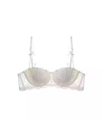 French Lace Half Cup Push Up Bra Ultra Thin Comfort With Minimalist Edge For Women