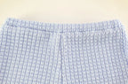 Sexy Halter Knit Two Piece Set Backless Bodice And Shorts Tracksuit