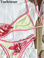 Floral Brazilian Bikini Set Two-Piece Swimsuit