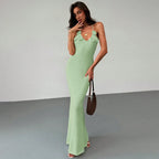 Women Knit Spaghetti Strap Sleeveless