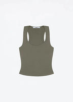 Lace Up Halter Tank And Suspender Long-sleeves Open Back Design For Chic Vibe