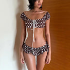 Polka Dot two piece Bikini Set For Sunny Beach Days Flirty