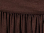 Elegant Strapless Off Shoulder Pleated Maxi Dress With Slim Silhouette