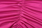 One Shoulder Backless Ruched Slim Long Dress