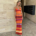 Crop Top And Maxi Skirt Set