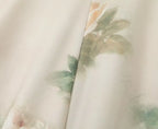 Women Vintage Floral Print Knit High Stretch Sling Mini Dress