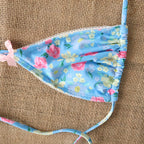 Micro Bikini Push Up Set In Bold Print Brazilian Thong Style