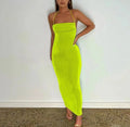 Backless Maxi Sundress With Spaghetti Straps
