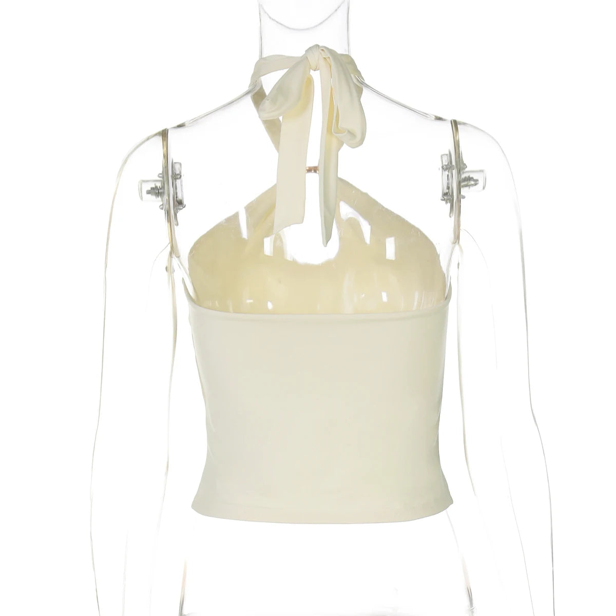 Halter Backless Bandage Crop Top