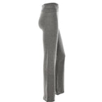 Ribbed Knit Two Piece Tracksuit Set With Hooded Crop Top And Elastic Zippered Pants