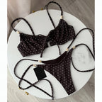 Beaded Push Up Bikini Set