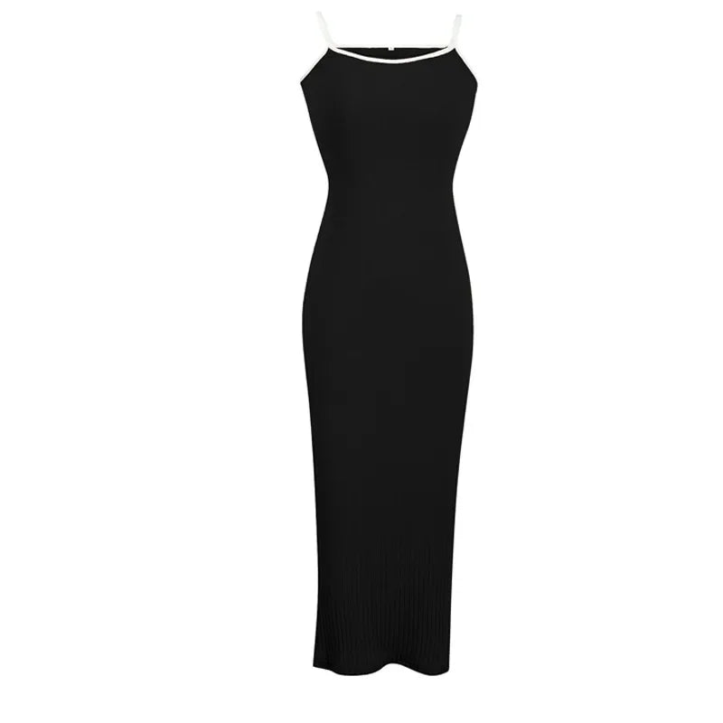 Backless Bodycon Maxi Dress