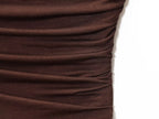 Elegant Strapless Off Shoulder Pleated Maxi Dress With Slim Silhouette