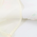 Airy Neck Collar Flowy A Line Dress With Printed Waist For Summer Elegance Light Dress